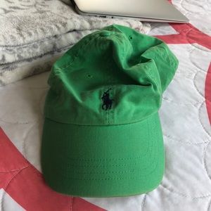 Green Ralph Lauren polo hat